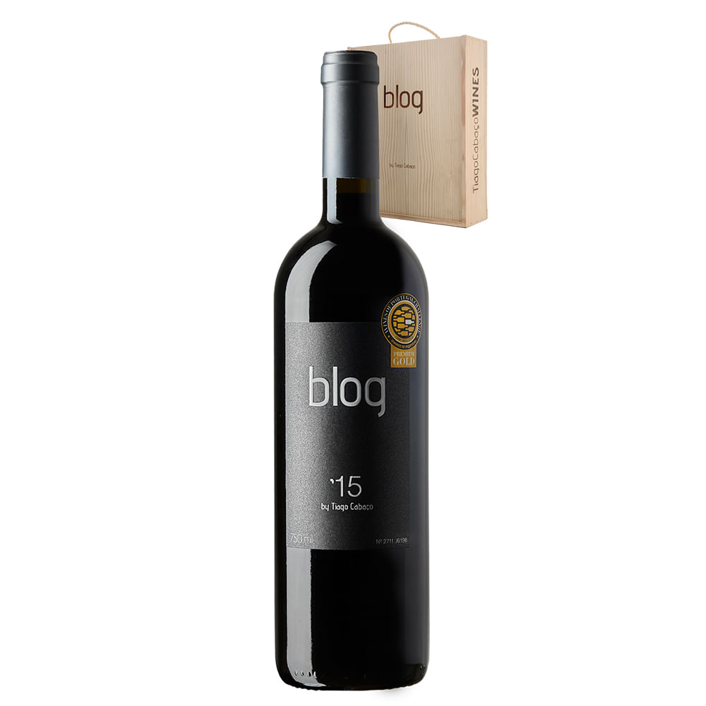 Blog Tinto 750ml - Caixa de Madeira - adegaalentejana