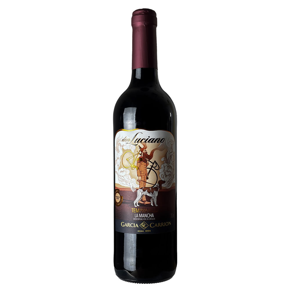 Vinho Tinto Don Luciano Tempranillo La Mancha Espanha Garcia Carrion